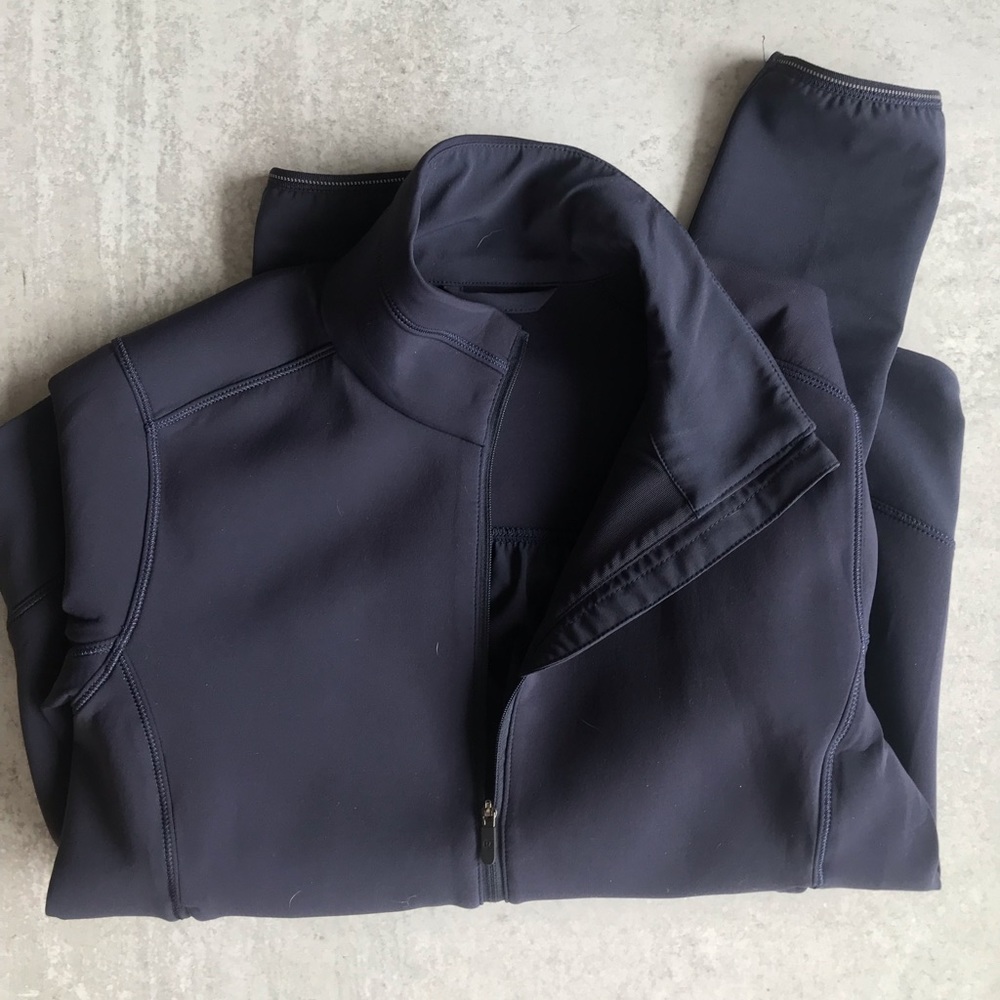 Lululemon Navy Blue Bomber Style Jacket